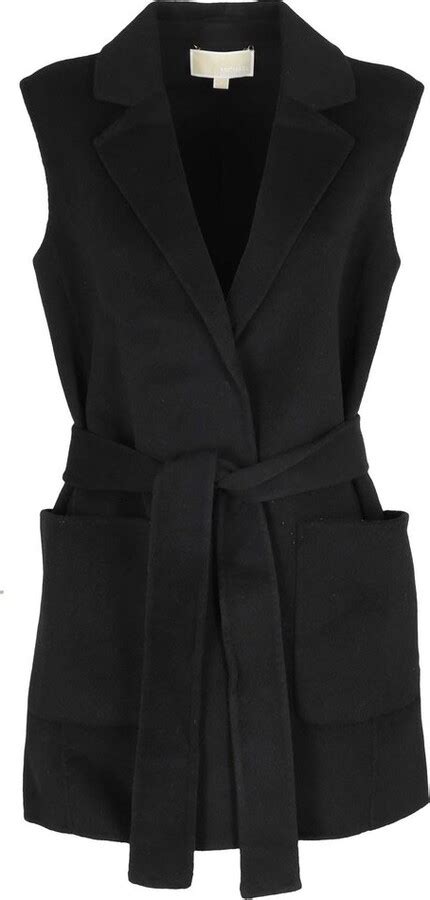 michael kors girls vests|michael kors belted vest.